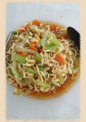 Foto resep Mie goreng sayur nyemek 😄
