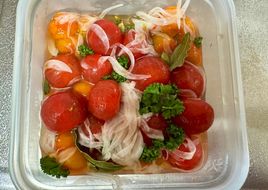 Sweet Mini Tomatoes and Onion