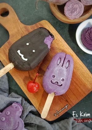 Foto resep Es Krim Ubi ungu