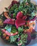 Ensalada de kale y albahaca