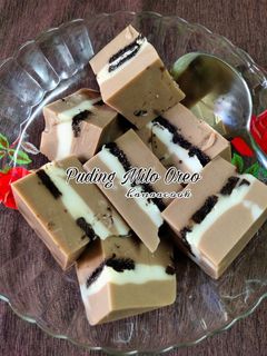 Gambar Puding Milo Oreo