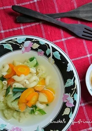 Foto resep Sup Bening Simple (tanpa ulek) + Sambal Bawang