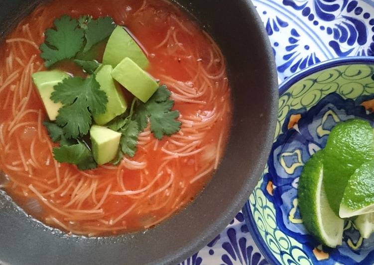 Steps to Make Quick Sopa de fideo