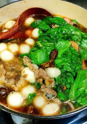 一年出現2次的鹹湯圓 的食譜成品照片