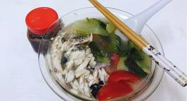 Hình ảnh món Bún cá rô đồng rau cải