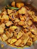 Jackfruit curry/ echor kosha