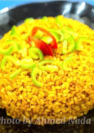 صورة لوصفة أرز بالبرتقال 🍚🍊