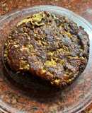 TORTILLA DE ZANAHORIAS, MUZARELLA Y NUECES