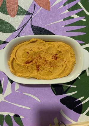 Una foto de Hummus de garbanzo