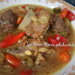 A picture of Iga Asem Manis.
