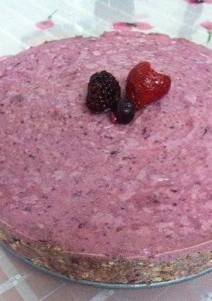 Una foto de Cheesecake crudivegano