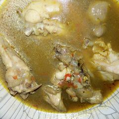 A picture of Chicken pepper soup.