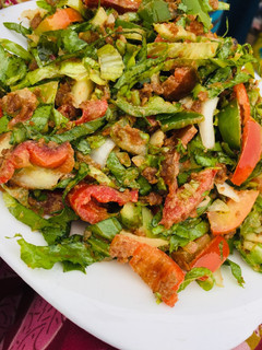 A picture of Lettuce salad (locally).
