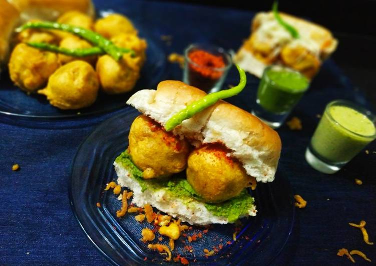 Simple Way to Make Any-night-of-the-week Bombay vada pav