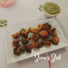 A picture of Air Fryer Tandoori Broccoli.