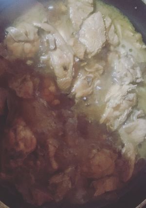 A picture of Chicken and PorkAdobo.