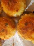 Bombas de papa con doble empanado(truco para que no se salga él pan rallado y no se rompan al freír)
