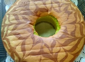 Foto resep Bolu pandan aka bolu kecebong kocok all in one