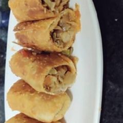 A picture of Veg Rolls.