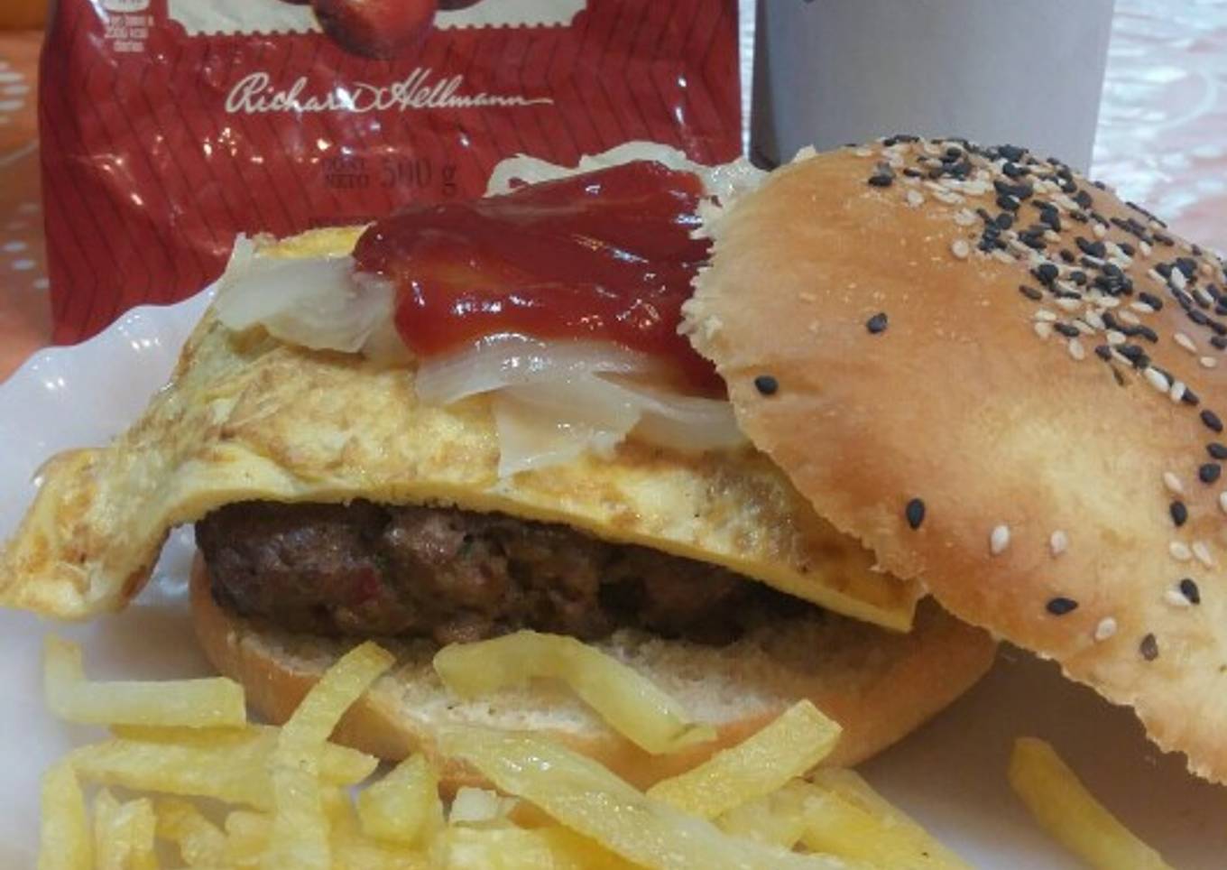 Hamburguesa casera