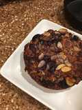 Cherry Almond Skillet crumble