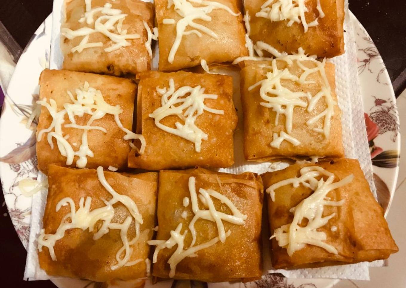 Chicken Cheese Parcels