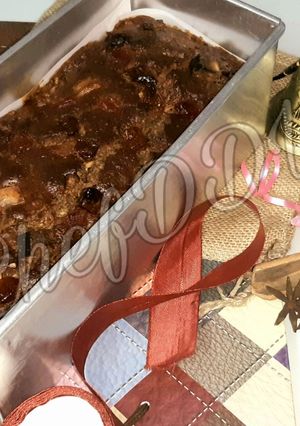 A picture of Eggless Christmas Fruit Cake.