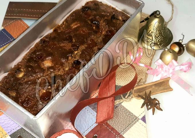 Easiest Way to Prepare Award-winning Eggless Christmas Fruit Cake