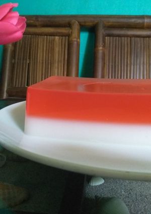 Foto resep Puding merah-putih