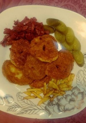عکسی از دستور ناگت مرغ صدفی