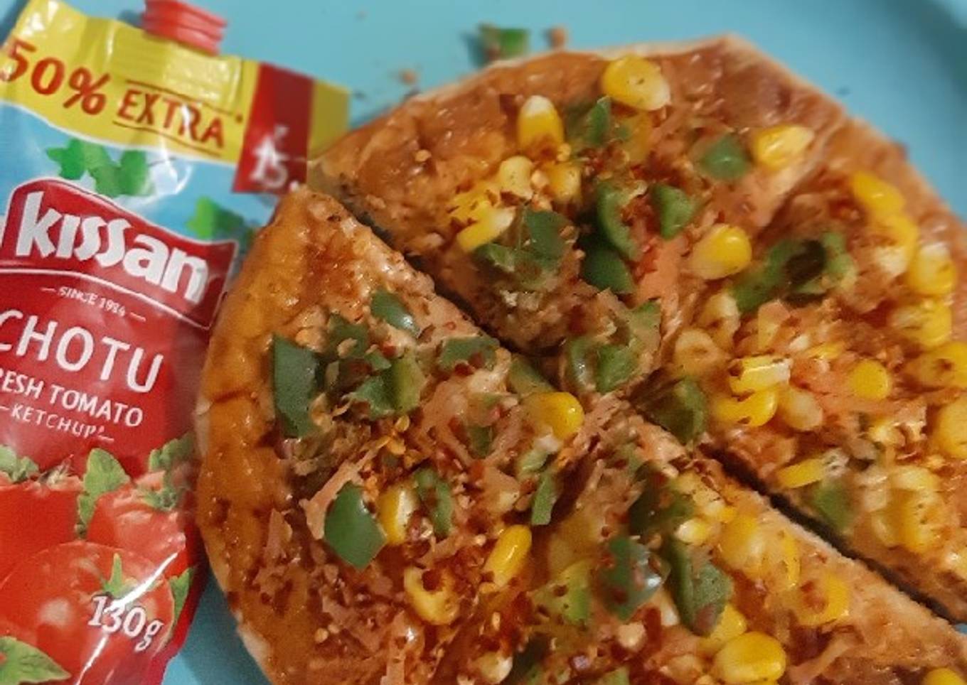 Corn pizza