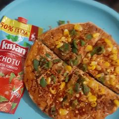 Corn pizza A picture of Corn pizza.