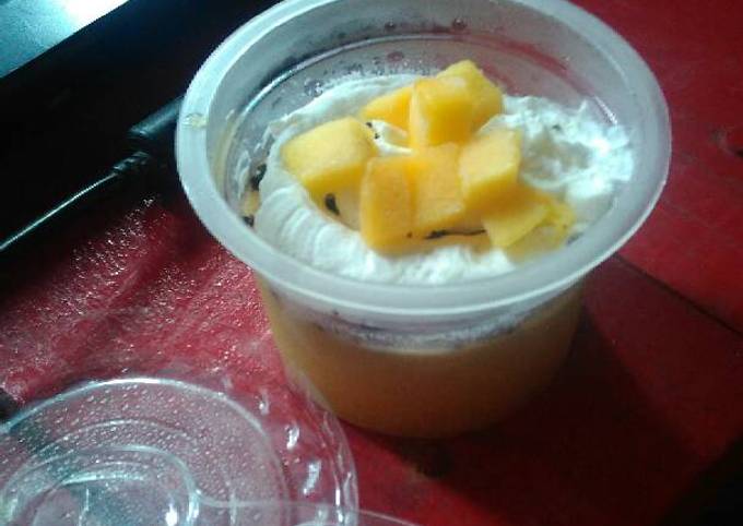 Puding Mangga Oreo