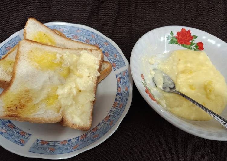 Resep Masak mudah untuk diet &#34;Bread cheesy cream&#34; anak2 suka, Lezat