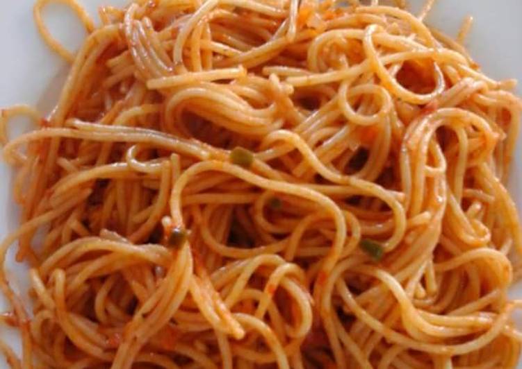 Simple Way to Prepare Any-night-of-the-week Fried Spaghetti/ Pasta