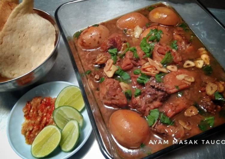 Resep masakan Ayam kuah tauco | Cara Bikin Ayam kuah tauco Yang Sempurna