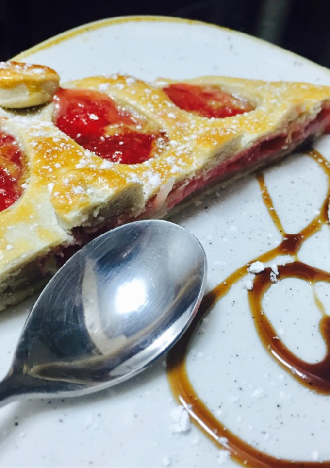 Una foto de Dulce Empanada de Fresas