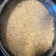 A picture of Mexican rice.