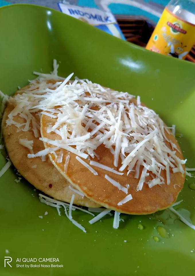 Foto resep Pancake Hemat Favorit Anak-anak, Cuma Pakai Takaran Sendok Saja