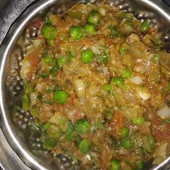 A picture of Baingan bharta.