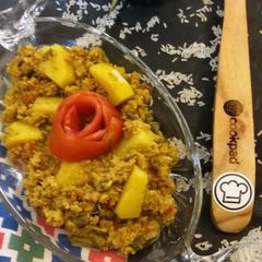 A picture of Hara masla mince.