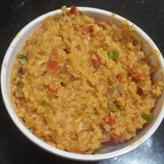 A picture of Masala oats.