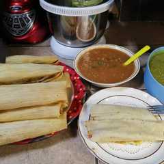 Una foto de Tamales de cerdo
