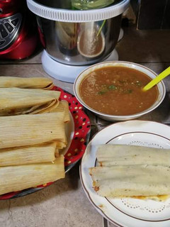 Una foto de Tamales de cerdo