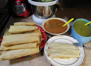 Una foto de Tamales de cerdo