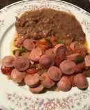 Salchichas a la mexicana