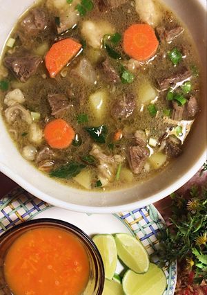 Foto resep Sop Daging Sapi 🤤 (TIPS DAGING EMPUK HEMAT GAS TANPA PRESTO)