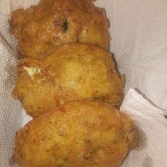 A picture of Semolina fried spicy bread 🥰.
