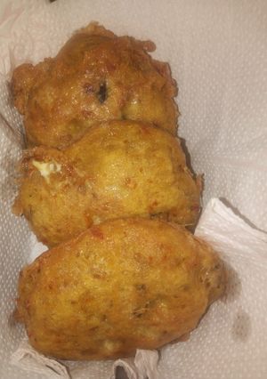 A picture of Semolina fried spicy bread 🥰.