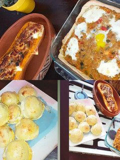 Una foto de Zapallo Relleno, tarta y empanadas